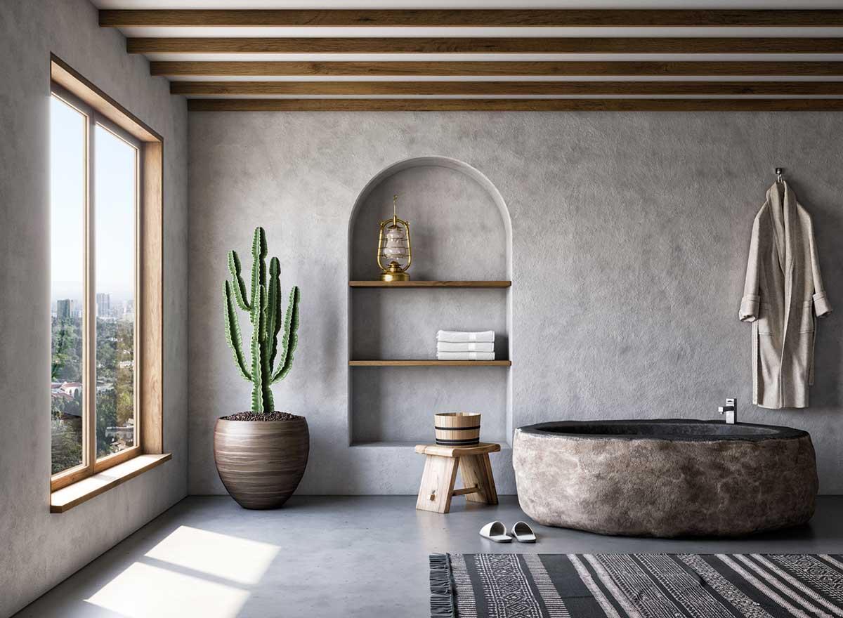 Salle de bain Ambiance Spa et Baie Vitrée rénovée à Bruxelles - Alo Artisan BE