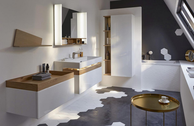 Salle de bain moderne et fonctionnelle rénovée à Bruxelles - Alo Artisan BE