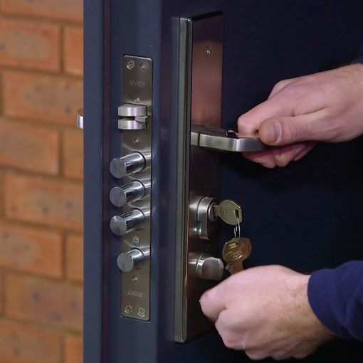 Installation porte blindée