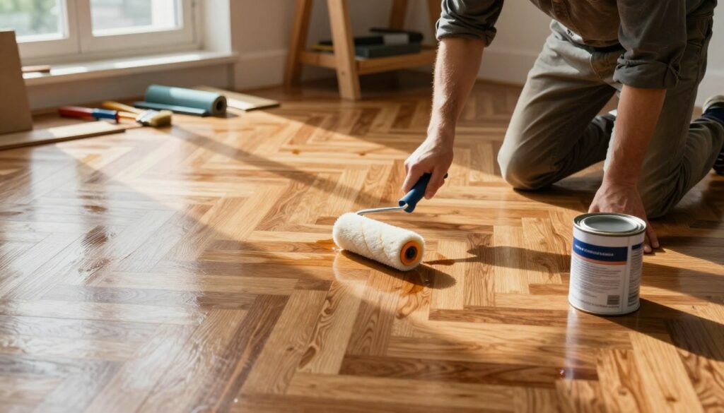 Vitrification parquet