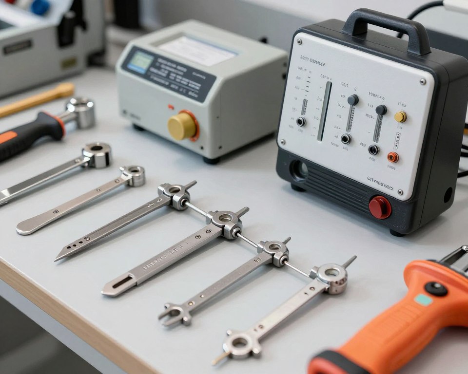 Outils professionnels de serrurier moderne