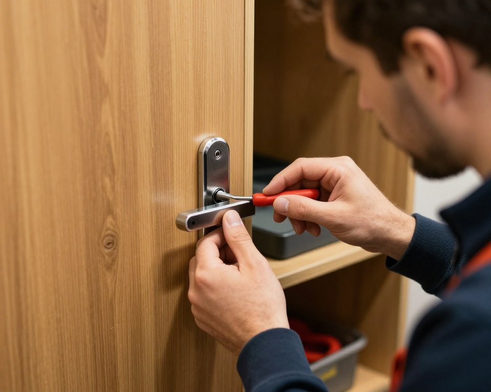 Serrurier professionnel certifié au travail